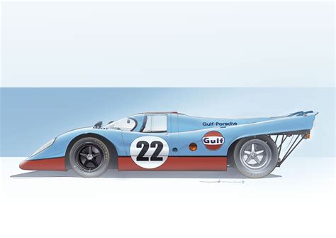 Artstation Porsche 917 Gulf Racing