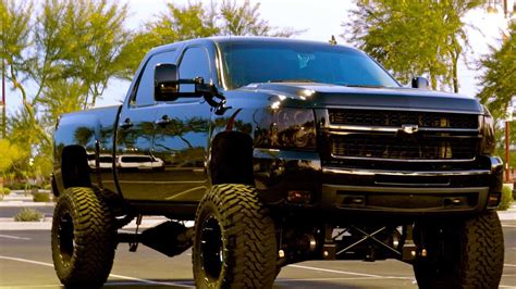 Black Lifted Chevy Takuache Truck Hd Cars Wallpapers Hd Wallpapers