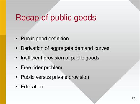 Ppt Chapter 4 Public Goods Powerpoint Presentation Free Download