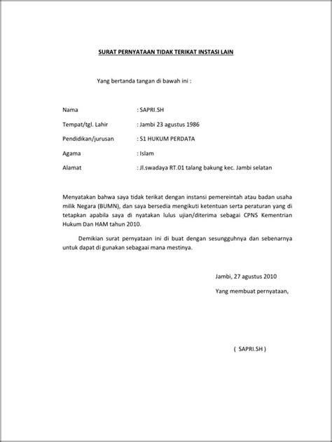 Contoh Surat Pernyataan Bersalah Kerja Kursus Imagesee