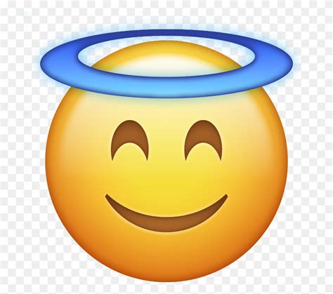 Download Angel Halo Emoji Icon Pawis Emoji Bday Smiley Emoji Png