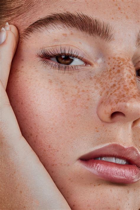 Portrait Of Model With Freckles Face Photography Close Up Faces