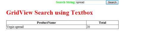 ASP NET TUTORIALS How To Search In Gridview Values Using Textbox C