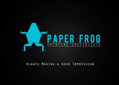 Paper Frog Logo By Kbkb143 On Deviantart