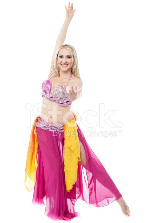 Portrait Of A Beautiful Belly Dancer Stock Photo Royalty Free