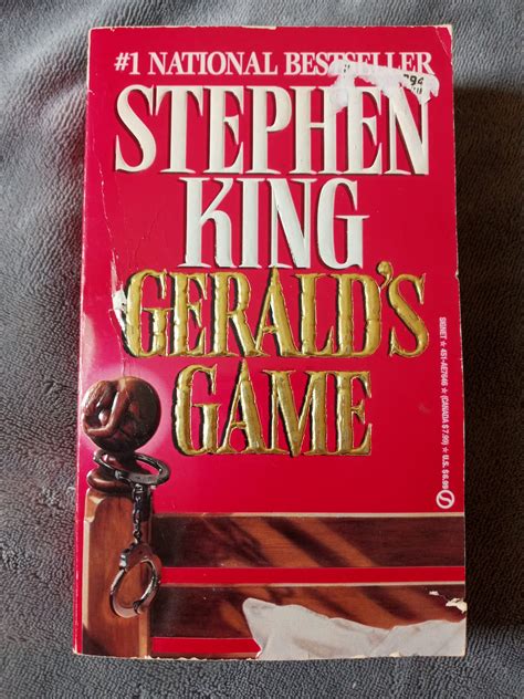 Stephen King Geralds Game Paperback 1993 First Signet Etsy