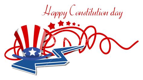 Happy Constitution Day Vector Illustration Royalty Free Stock Image