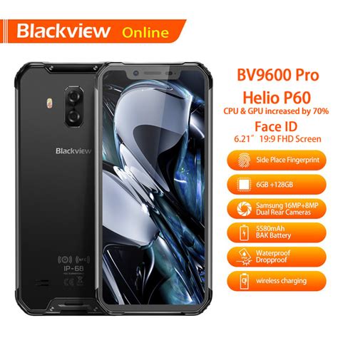 Original Ip68 Waterproof Rugged Smartphone Blackview Bv9600 Pro 6gb