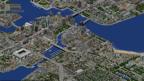 The Largest Most Realistic Minecraft City Rockpapershotgun