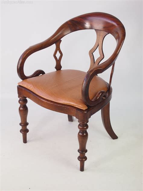 Antique Victorian Mahogany Desk Chair Antiques Atlas