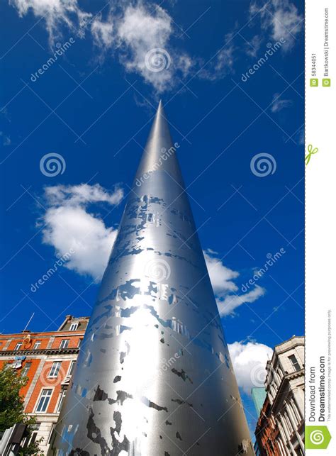 The Spire Of Dublin Also Known As Spike Editorial Photo Image Of