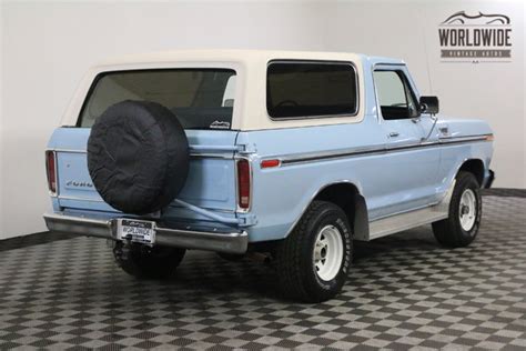 Buy This Bronco 1979 Baby Blue Beauty Ford