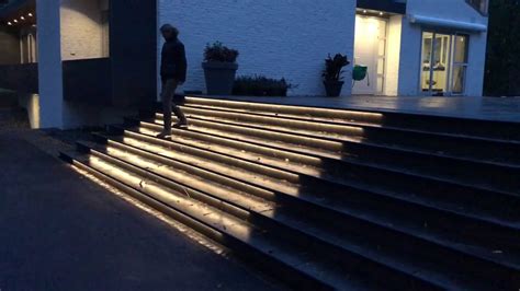 Automatic Led Stairs Lighting For Outdoor Stairs Setup