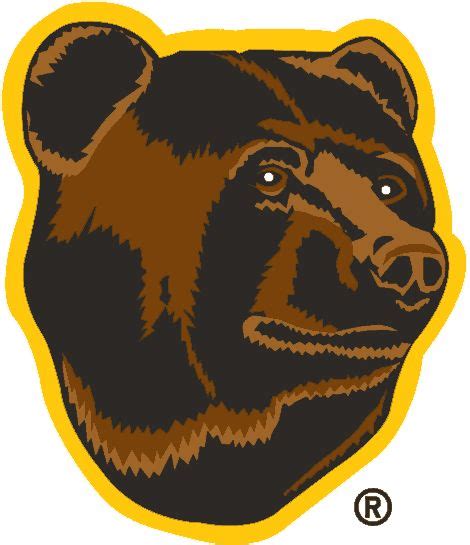 Boston Bruins Alternate Logo 1996 The Head Of A Brown Bear Boston