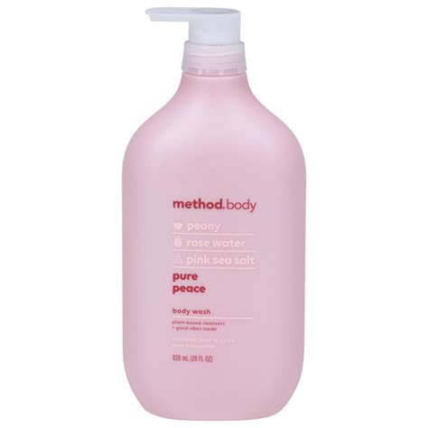 Save On Method Body Pure Peace Body Wash Peony Rose Water And Pink Sea