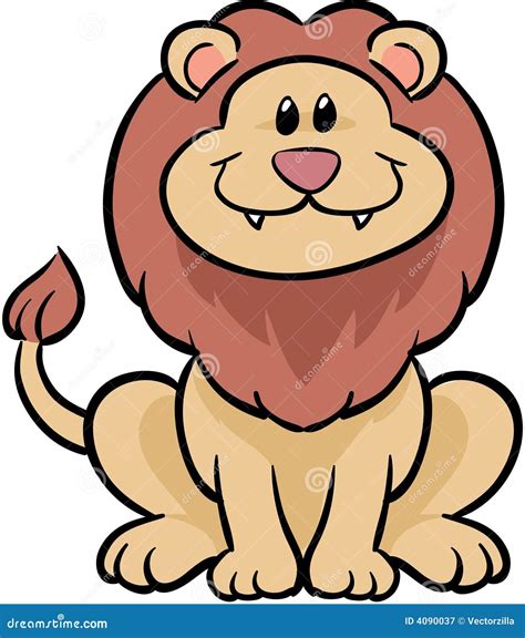 Cute Lion Vector Illustration Royalty Free Stock Photography Image