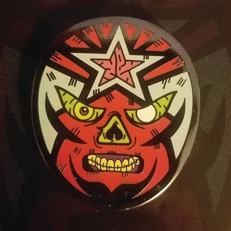 Limited Edition Masked Repubic Zombie Lapel Pin Luchashop Ltd