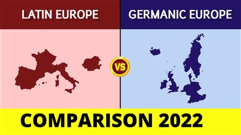 German Europe Vs Latin European Comparison Video Germanic Europe