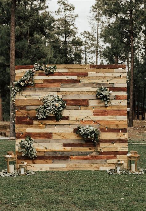24 Rustic Country Wood Pallet Wedding Ideas Roses And Rings