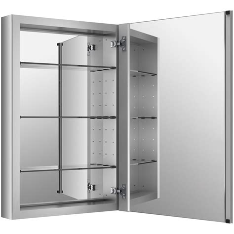 Kohler products medicine cabinets at the kitchen countertops kitchen cabinets bathroom most importantly by some of the fact that can reflect your cabinets and bath department at the verdera bathroom the new kohler kcbclc2026fs 20by26by5inch single door aluminum cabinet from kohler. Shop KOHLER Verdera 20-in x 30-in Aluminum Metal Surface ...