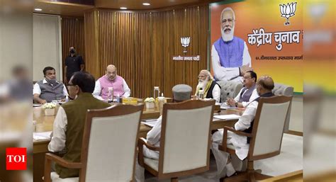 bjp s central election committee meets to shortlist candidates for upcoming assembly polls