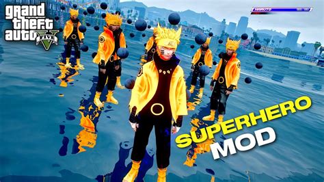 Gta 5 Super Hero Mod Gta 5 Tamil Naruto Mod Youtube