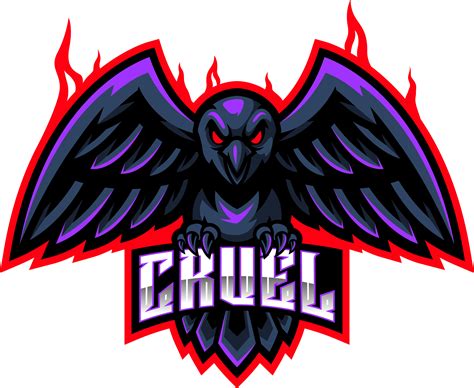 Raven Sport Mascot Logo Design By Visink Thehungryjpeg