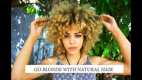 This natural hair color contains chamomile and marigold flower to naturally bring out. How To Go Blonde Fast With Natural Hair (No Damage My ...