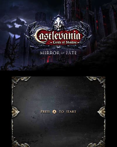 Castlevania Lords Of Shadow Mirror Of Fate