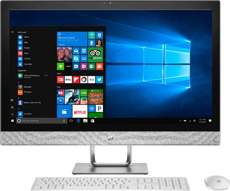 Best Buy Hp Geek Squad Certified Refurbished Pavilion 27 Touch Screen All In One Intel Core I7