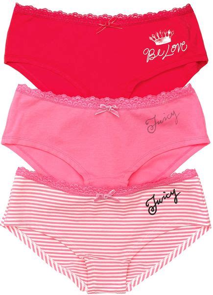 Juicy Couture Set Of 3 Holiday Panties In Multicolor Multi Lyst