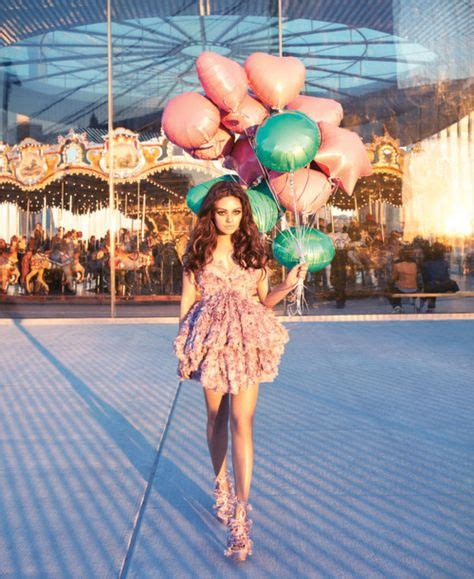 Mila Kunis Sunlight Balloons Carousel Frilly Pink Dress With