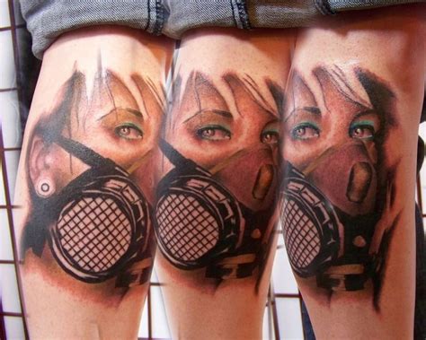 Realistic Gas Mask Tattoo Tattoomagz › Tattoo Designs Ink Works
