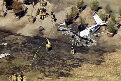 California Airfield Plane Crash One Person Was Killed And Another