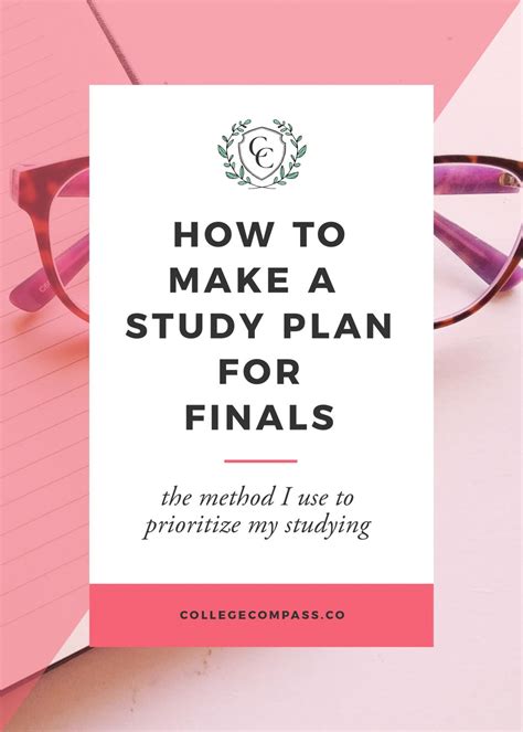 How To Make A Finals Study Plan College Compass