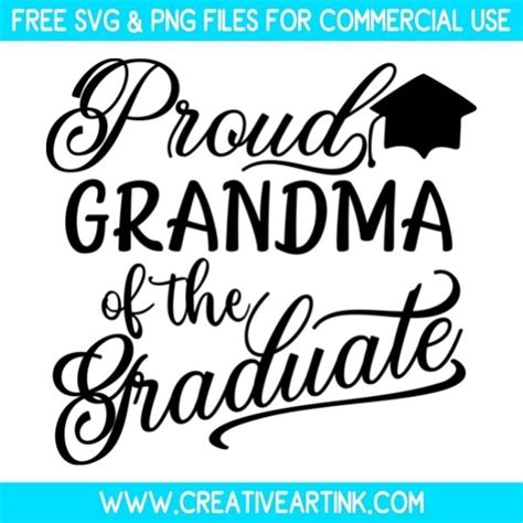 Proud Grandma Of The Graduate Svg Free Svg Files