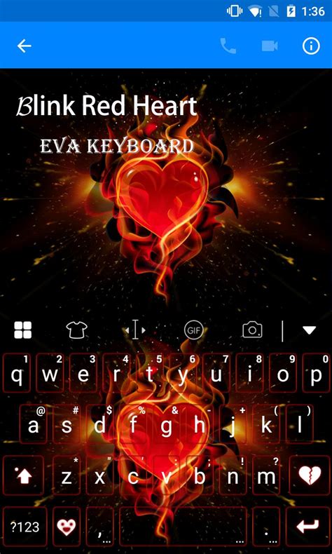 Blink Red Heart Emoji Keyboard For Android Apk Download