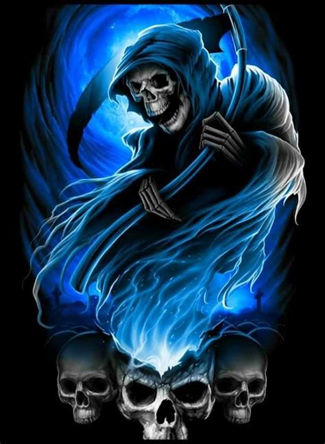 Pin by mario Cusson on Tête de mort | Grim reaper art, Grim reaper ...