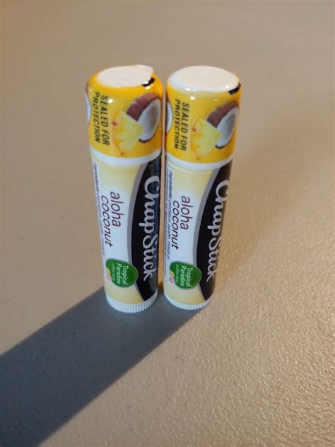 Chapstick Aloha Coconut Flavor Lip Balm Lot Of New Sealed Must Try