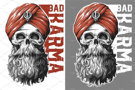Bad Karma Illustrations ~ Creative Market