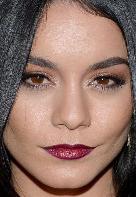 Close Up Of Vanessa Hudgens At The 2015 Hfpa And Instyle Golden Globes