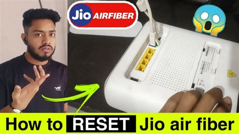 How To Reset Jio Air Fiber Router Jio Air Fiber Router Reset Problem Jio Router Ko Reset