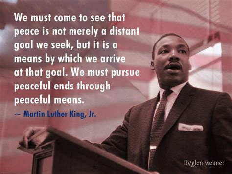Mlk Peace Quotes Inspiration