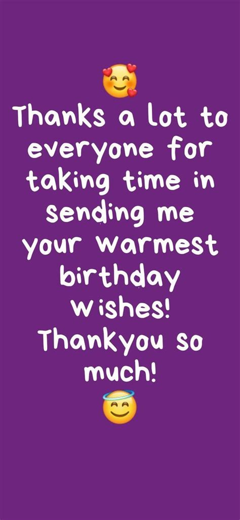 Quotes Birthday Thank You