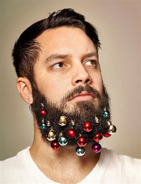 Glitter Beards The Newest Hipster Trend For The Holidays Hairstyle