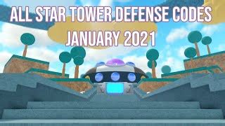 If a code doesn't work, try again in a vip server. Code All Star Tower Défense / Itov Xfnf6m2ym