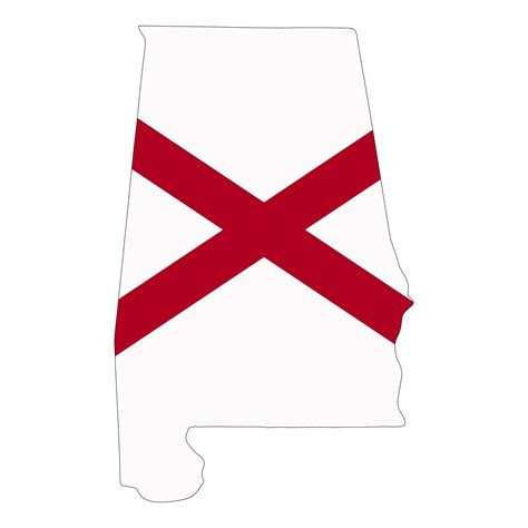 Alabama Flag State Of America 26804002 Png