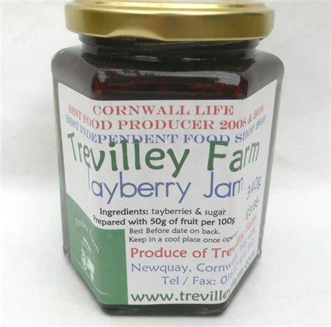 Tayberry Jam 340g Trevilley Farm