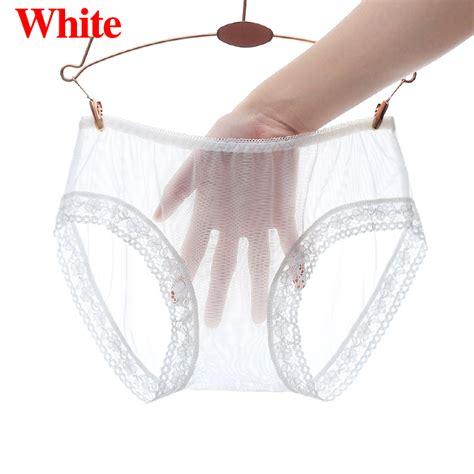 Women S Underwear See Through Lingerie Mesh Briefs Lace Panties Sexy