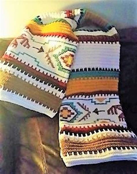 Pin On Crochet Indian Blanket Free Pattern